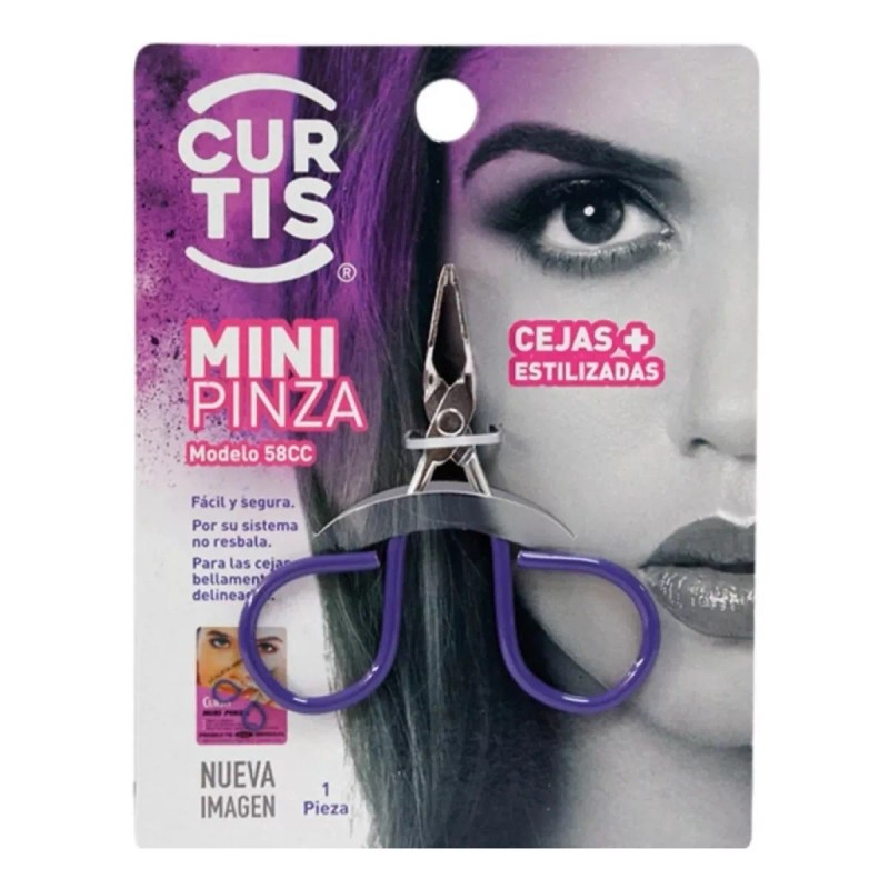 Curtis 6 Pzs Mini Pinza Para Depilar Ceja, Nariz, Unisex