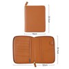 Moterm Zip Leather Case for Stalogy B6 Planner (Pebble Burnt