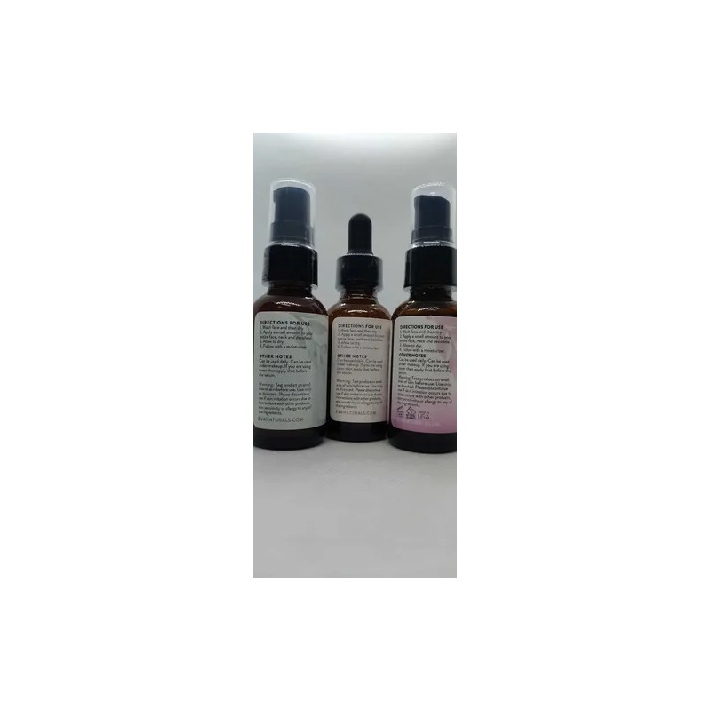 Natural Firm & Glow Skincare Set De 3 Sueros Productos
