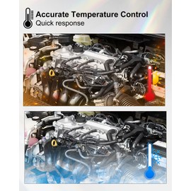 Engine Coolant Thermostat Fit for Honda CR-V CRV 2017-2023 1.5L Civic 2016-2021 1.5L, Car High Performance Thermostat Replace 0619359B305