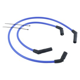 Chamixx 10mm Silicone Blue Spark Plug Wires Kit Compatible with Harley H-D FLT FLHT FLHR FLTR 2009-2015