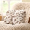 Leopard Luxury Faux Fur Blanket Twin Size for Bed Sofa,Ultra