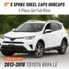 HECASA 17" Wheel Covers Hubcaps Compatible with 2013-2018 Toyota RAV4