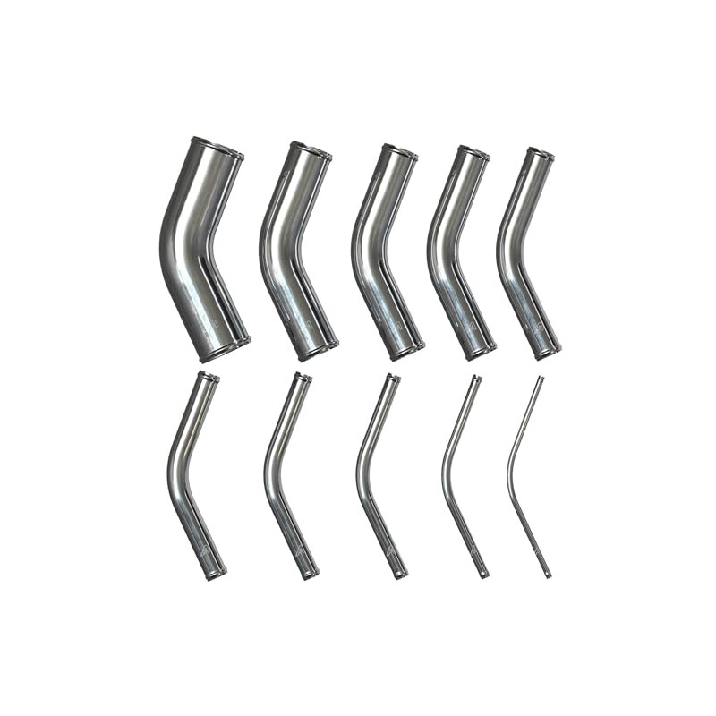 102mm (4 Inch) OD Aluminium Alloy 45 Degree Tube Bend