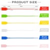 120 Pcs Security Tags Plastic Security Seals Cable Tie Labels,