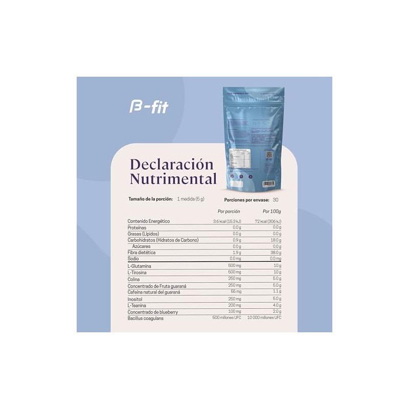 B-FIT Focus ELEV8 - Nootrópicos Naturales para la Concentración