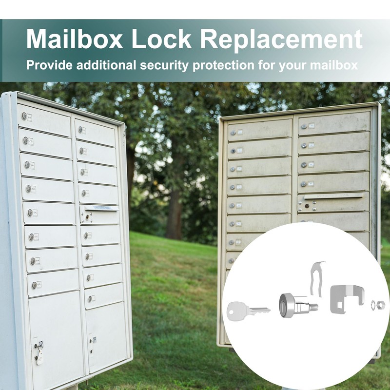 Yqwwda 3 Pcs Mailbox Lock, National L-1172C Mailbox Lock Replacement