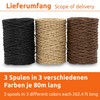 ECENCE 3 x Flower Binding Wire Set, Paper Wire, Craft