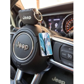 AMERICANPHOENIX Beautiful & Unique Keychain - USA Souvenir, Collectible Design, Flexible Silicone, Keyring Lanyard Accessory (Montana 3)