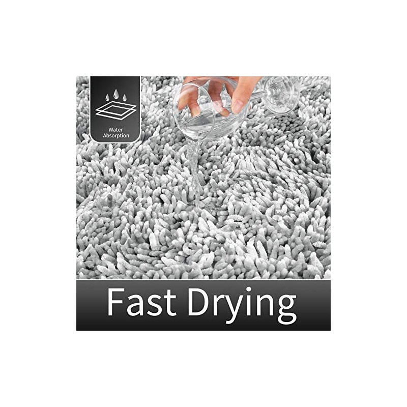 Yimobra Original Chenille Bath Rug Mat, Large Size 44.1 x