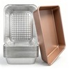 9x13 Inch Aluminum Foil Pans (20 Pack) + Nonstick Pan
