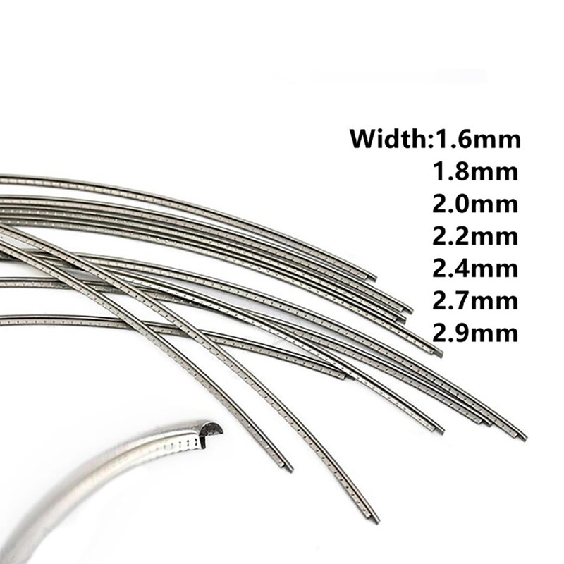 LUOFANG 1 Roll Silver Electric Guitar Fret Wire Guitar Fretboard