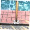 WHAMVOX 4pcs Stainless Steel Pool Ladder Cover Plate Durable Easy