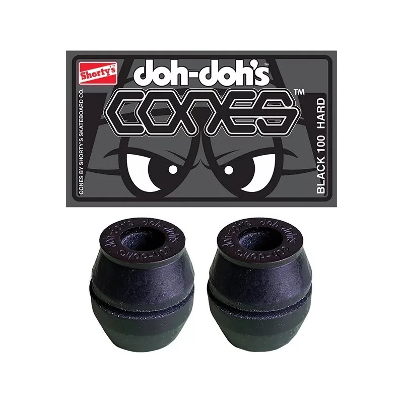 Shorty`s Shorty's Skateboard Bushings Doh Doh's Cones with Washers -