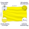 Solid Yellow Flag – Plain Yellow Flag - Double-sided Print