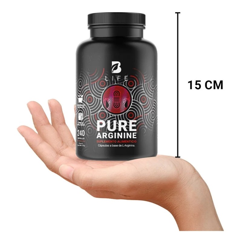 Arginina De 240 Cpsulas De 500mg, Pure Arginine B Life.