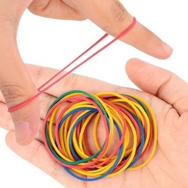 Multi-purpose Colored Packaging Rubber Bands 20P Rubber Hair Ties (WFL8E4S) / 고무줄 다용도 컬러 포장고무줄 20P 고무끈 머리끈 (WFL8E4S)