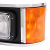 HECASA Left Headlight W/Bezel Compatible with 1990-2017 Mack CH613 SFA