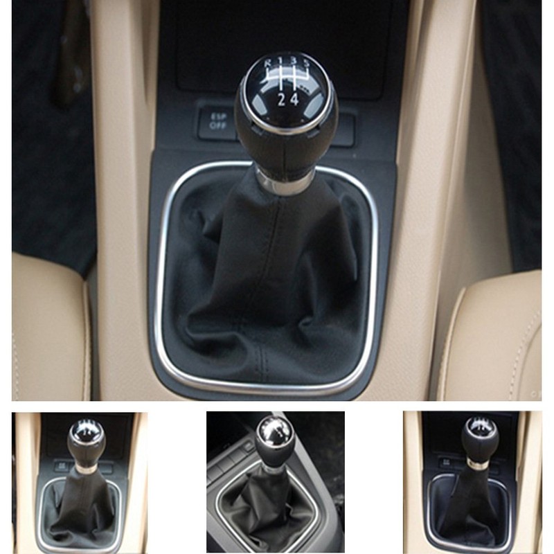 mk6 Shift Boot + Gear Knob 5 Speed Car Shift