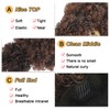 GOTEFERBE Drawstring Ponytail for Black Women, Afro Puff Kinky Curly