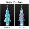 Prismatic Small LED Lighted Christmas Tree Decor,Twinkling Christmas Tree 8