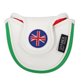 SHABIER United Kingdom Golf Mallet Head Cover with The Red Dragon Design Golf Wood Club Headcover