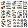 12 Truck Stickers, 2 Car Tattoo Stickers, Kids Racing Stickers,