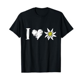 I love edelweiss, the flower from the Alps for hiking T-Shirt
