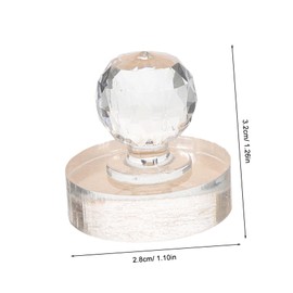 OATIPHO Round Eyeshadow Stamper Tool Set 2-Piece Pressing Seal for DIY Makeup for Blush and Highlighter Application Versatile Cosmetic Tool for Skin Types