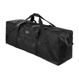 Fitdom 123L 42" Heavy Duty Extra Large Duffle with Upgrade Zipper, Durable & Water Resistant. Perfect as Camping Bag Travel Storage Tent Storage Sports Equipment Bag For Coaches & More