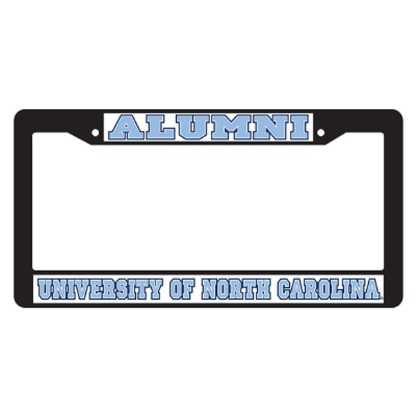 Craftique North Carolina Plate_Frame (Black Plate Frame UNC Alumni (30096))