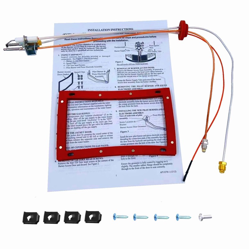 MCAMPAS Natural Gas Water Heater SP20075 SP20305A Pilot Assembly Kit