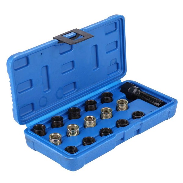 16 Pcs Spark Plug Thread Repair Tool Kit M14 x