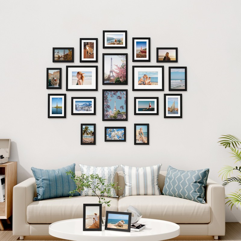Vittanly Picture Frames Set of 20, Picture Frames Collage Wall