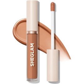 SHEGLAM Corrector en barra con acabado mate 12HR de cobertura total para debajo de los ojos y ojeras - Castaño