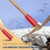 Lasnten 2 Pack 36" Wooden Pickaxe Handle with Rubber End