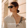 MERRY'S Classic Square Sunglasses for Men Women Non-Polarized Glass Lenses