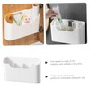 Gatuida 1Set Hanging Storage Basket Wall Mounted Compartment Organizer Box