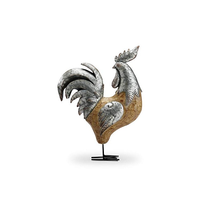 Barnyard Boss Rooster Sculpture