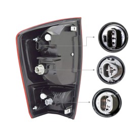 Auto Parts Avenue APA Replacement Tail Light Rear Lamp for 2018 2019 2020 2021 2022 2023 Tacoma Base SR SR5 SR+ TRD Sport TRD Off-Road Passenger Right Side 8155004181 TO2801203