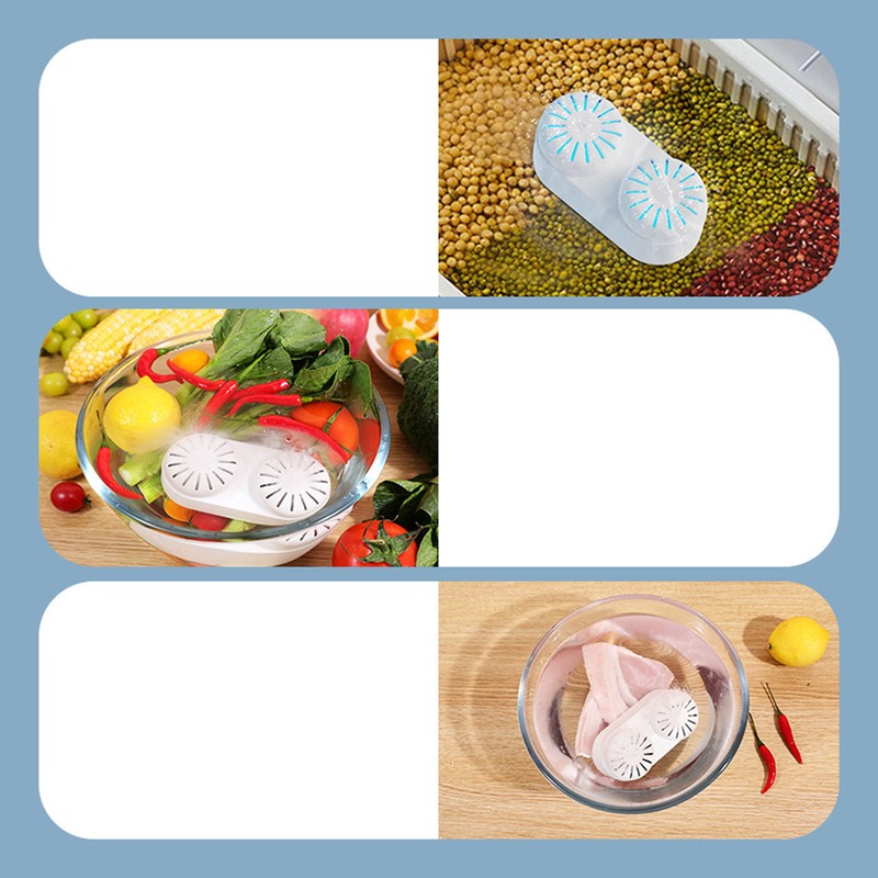 Fruit Vegetable Washing Machine PP Household Capsule Shape Food Purifier