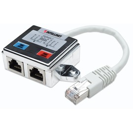Intellinet ACCITL1635 Adaptador de Red- Rj-45, Rj-45, Hembra/Hembra, Plata