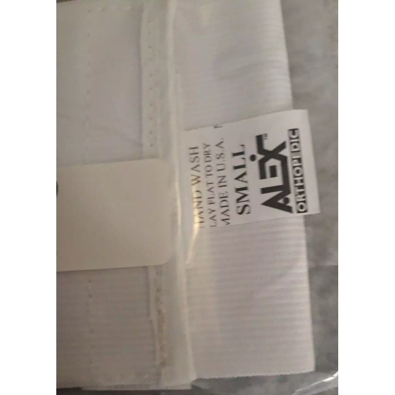 ALEX Figure 8 ankle wrap, 4" small white Alex Orthopedic