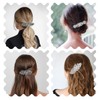 Rhinestone Bridal Hair Accessories for Women, 3pcs Wedding Pearl Hair