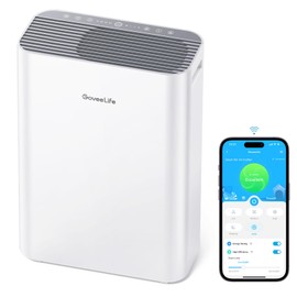 GoveeLife Smart Air Purifiers for Home Large Room, Air Purifiers for Pets with PM2.5 Sensor, Washable Pre-Filter for Pet Hair Lint, 24dB Large Air Purifier with App Control