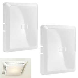 2 Pack S97014094 S97013662 Bathroom Fan Cover Replacement for Nu-Tone Br-oan 678, 679, 679FL, 679FLT, 680, 680FL, 680FLT, M680 Fan Cover Grille Light Lens Cover