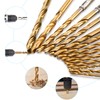 YXYL 19-Piece Hex Drill Bit Set, Titanium & HSS High-Speed