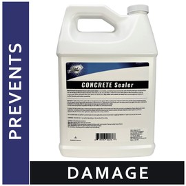 Concrete Sealer Clear Penetrating Waterproofing Spray. The Best Most Durable Sealant for Driveways, Cement Patio Pavers, Brick, Stone Or Any Outdoor Hard Surface. Easy, Long-Lasting Natural Look.