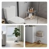 Sumerflos Acrylic Shower Bench for Inside Shower - 18.58" L
