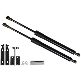 TENKIDOM Pickup Tailgate Assists Compatible with Nissan NP300 Frontier D23 2014-2025 Shock Lift Supports Rear Gas Dampers Springs Kit No-Drill Bolt-on